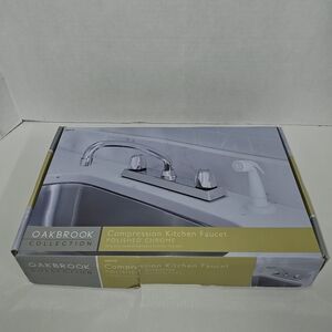 OakBrook Collection Polished Chrome Compression Kitchen Faucet Model 4309175